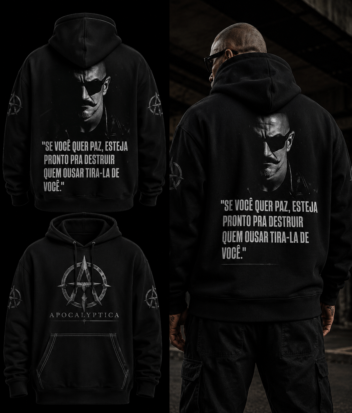 Moletom Se você quer paz